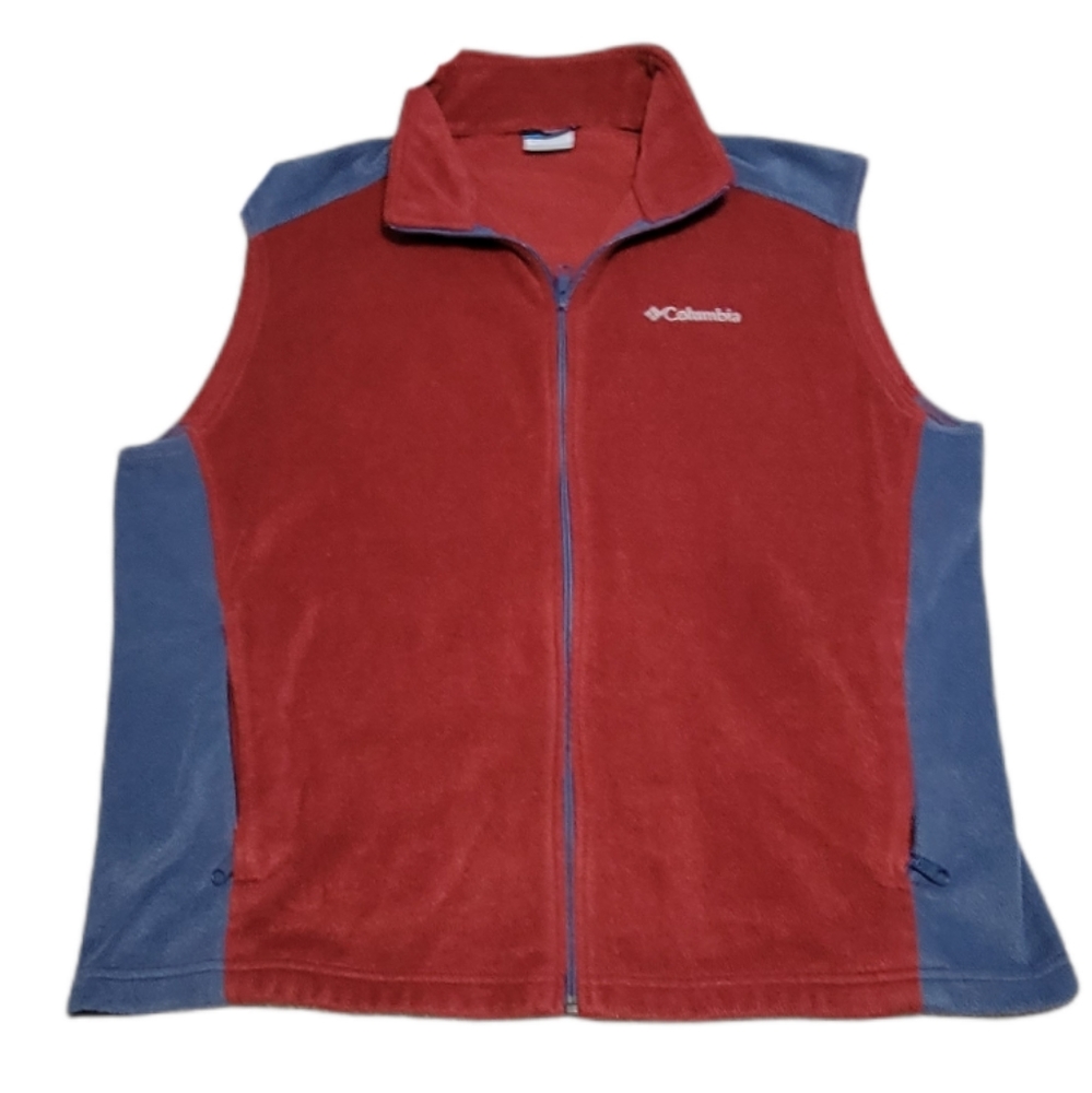 Columbia Sportswear Company Full Zip Pocket Fleece Vest Size X